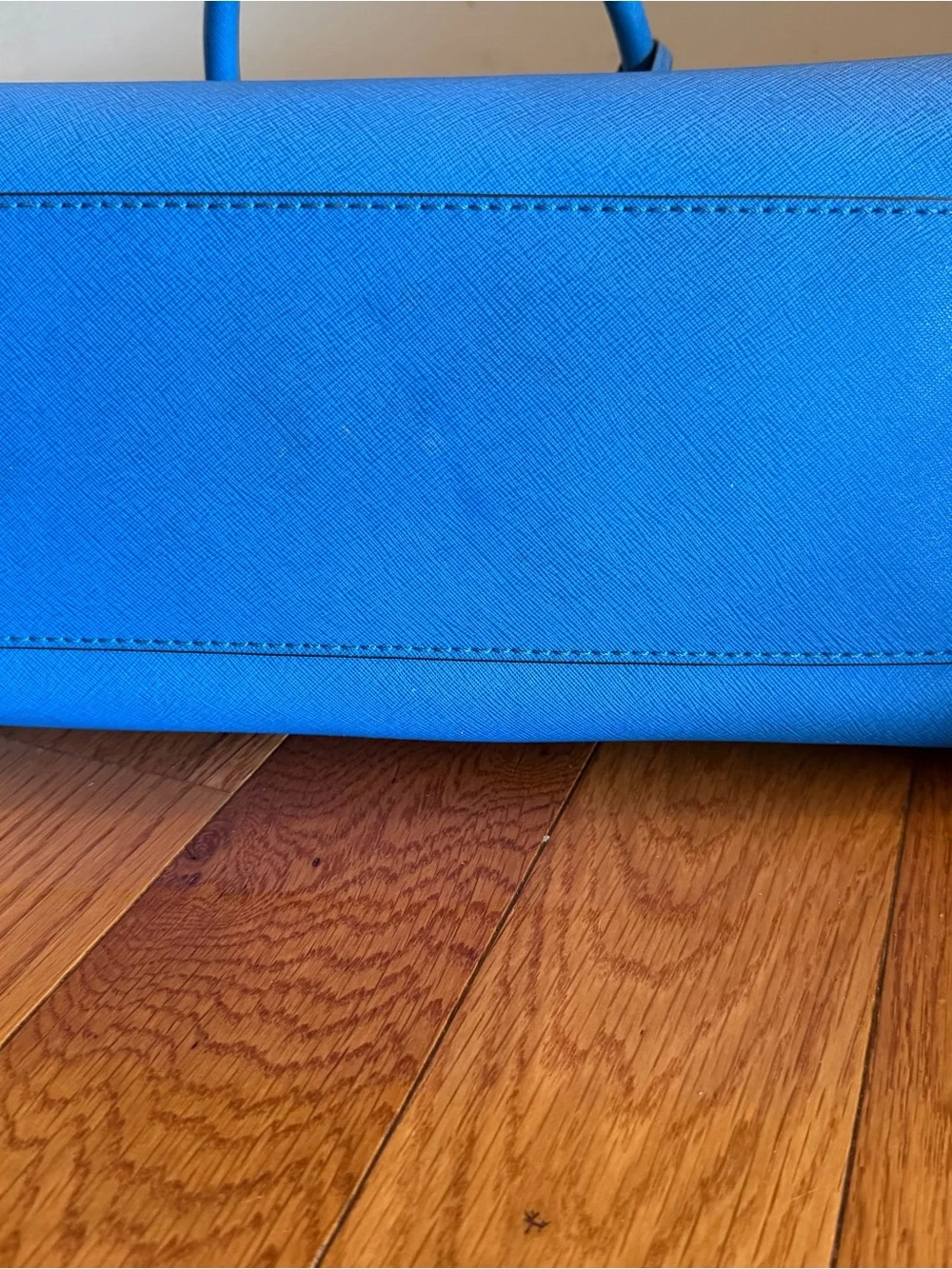 Authentic Michael Kors Large Bright Blue Hamilton Bag
